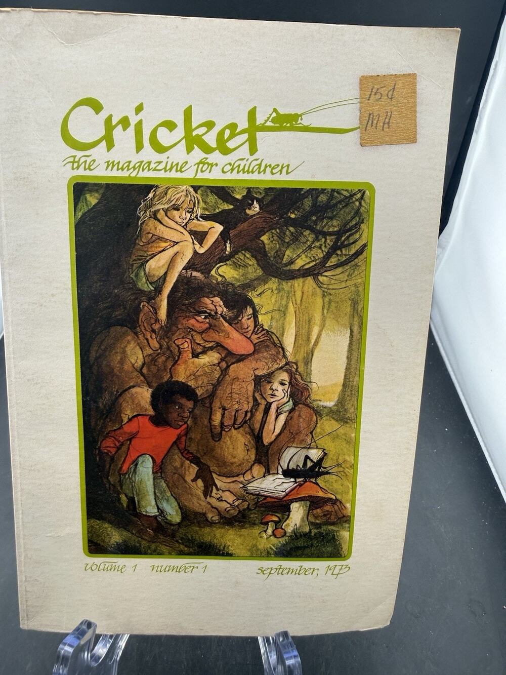 Cricket Magazine For Children Volume 1 Number 1 Sept 1973 Premier Issue Vintage